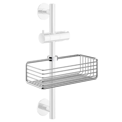 SIDELINE - Basket for shower riser rail, polished Chrome, 250x100 mm