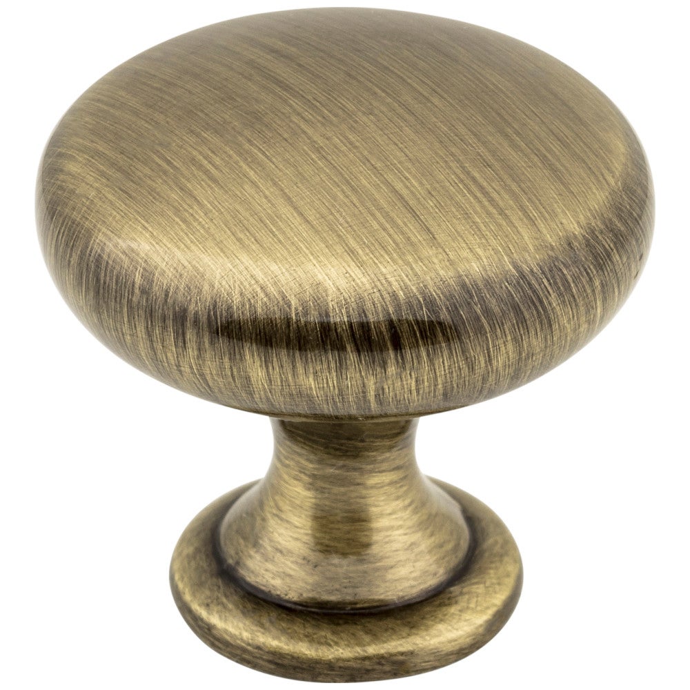 Hardware Resources 1-3/16" Diameter Satin Nickel Madison Cabinet Mushroom Knob