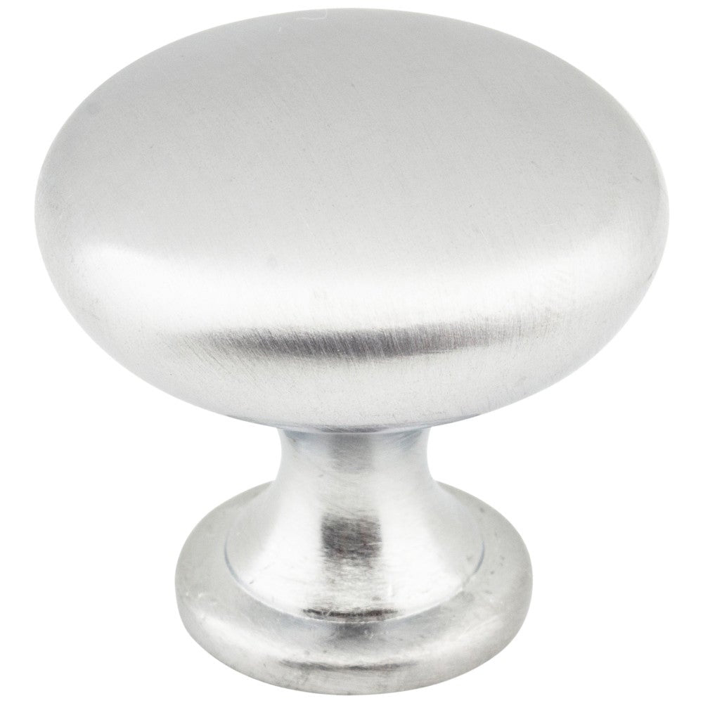 Hardware Resources 1-3/16" Diameter Satin Nickel Madison Cabinet Mushroom Knob