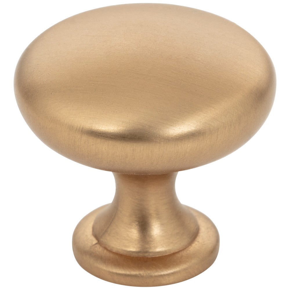Hardware Resources 1-3/16" Diameter Satin Nickel Madison Cabinet Mushroom Knob