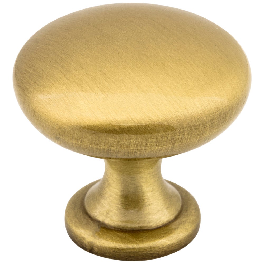 Hardware Resources 1-3/16" Diameter Satin Nickel Madison Cabinet Mushroom Knob