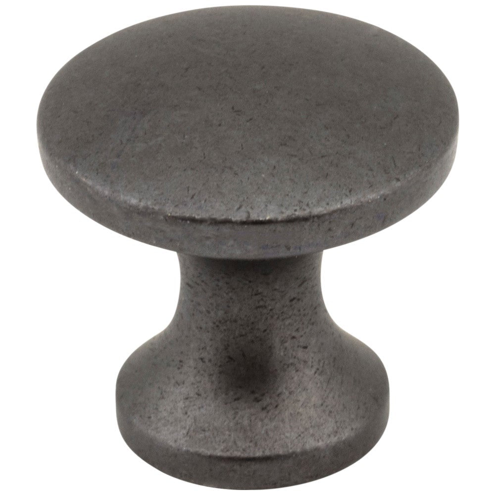 Hardware Resources 1" Diameter Satin Nickel Slade Cabinet Mushroom Knob