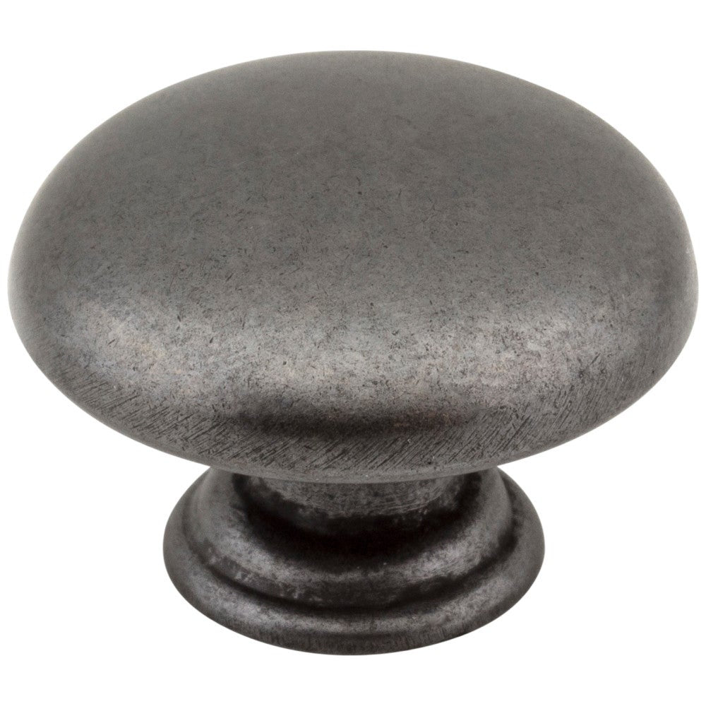 Hardware Resources 1-3/16" Diameter Satin Nickel Gatsby Cabinet Mushroom Knob