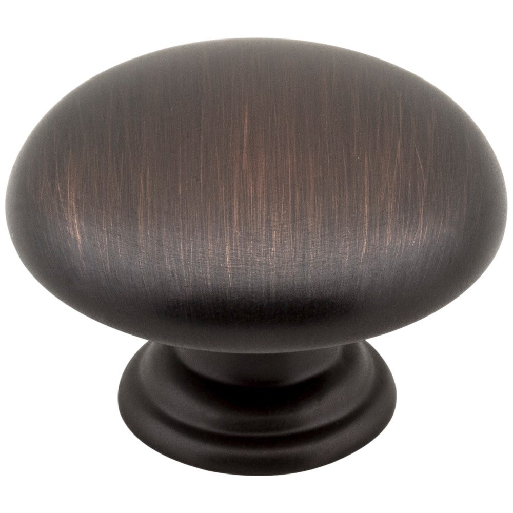Hardware Resources 1-3/16" Diameter Satin Nickel Gatsby Cabinet Mushroom Knob