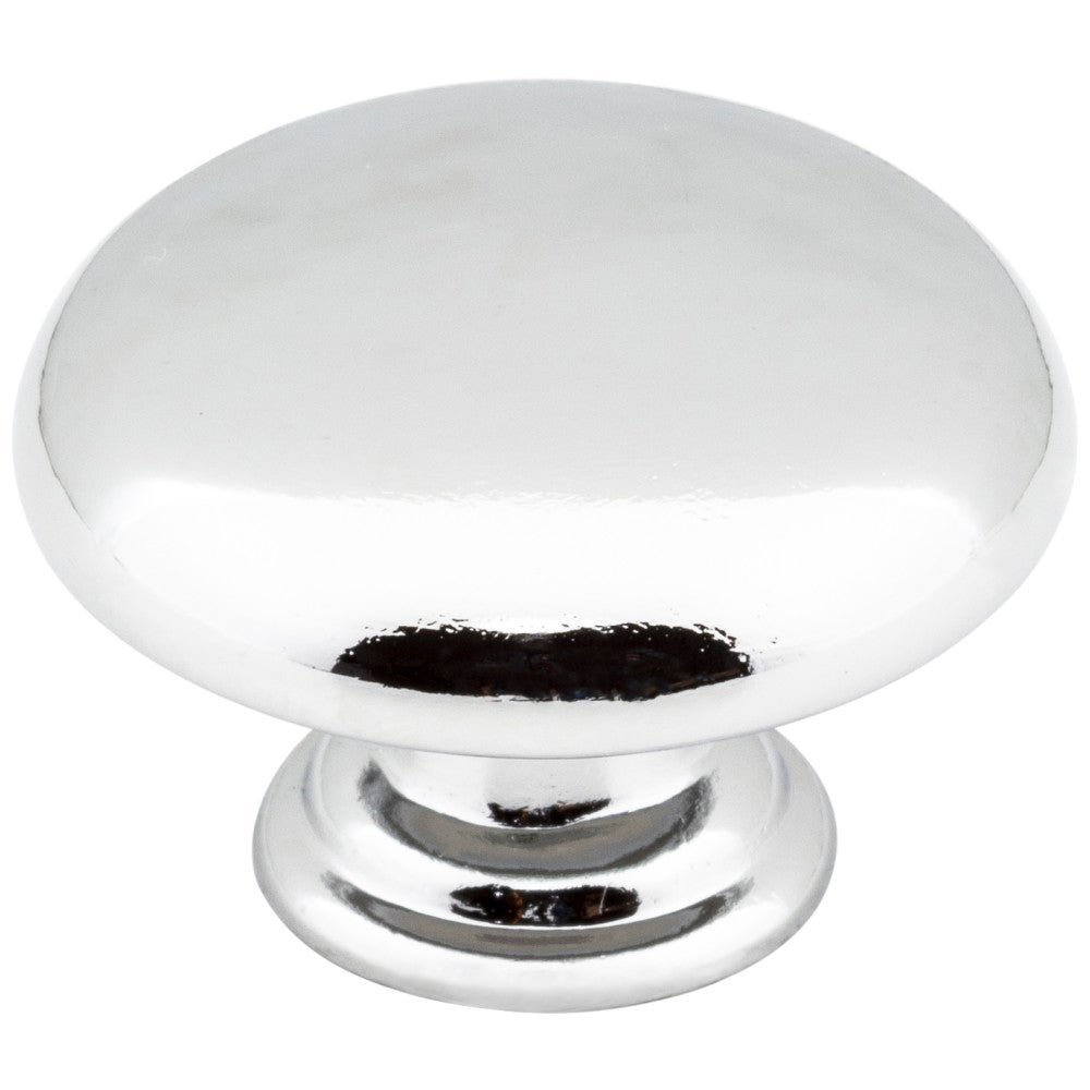 Hardware Resources 1-3/16" Diameter Satin Nickel Gatsby Cabinet Mushroom Knob