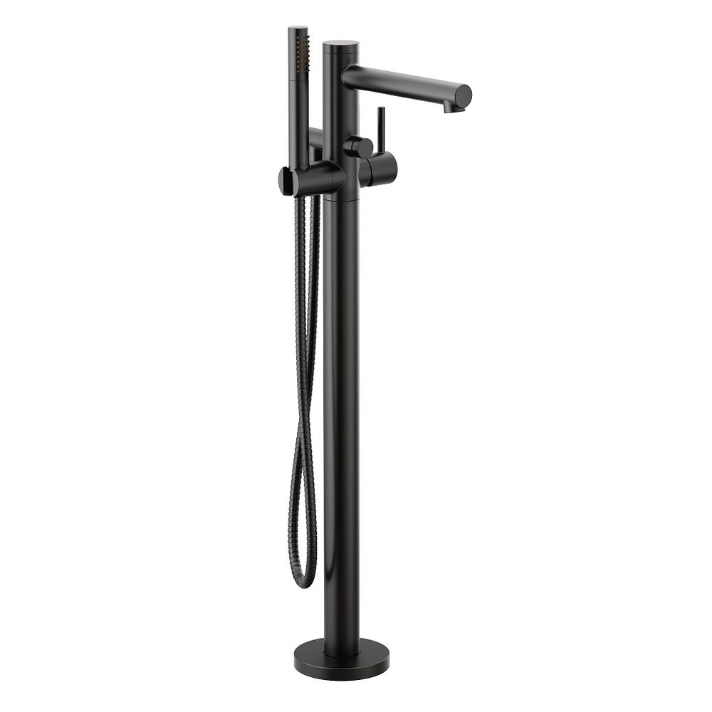 Align one-handle tub filler includes hand shower