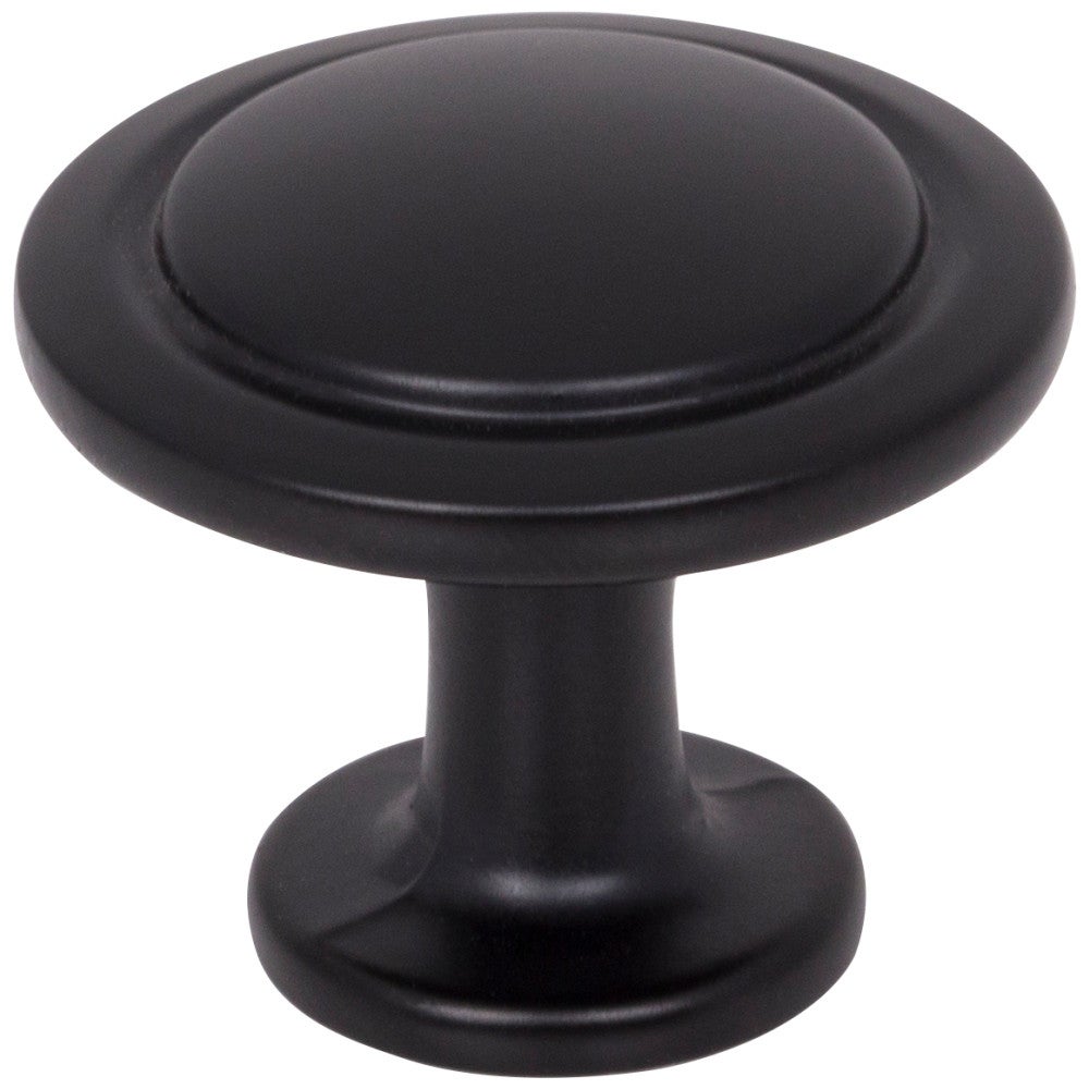Hardware Resources 1-1/4" Diameter Satin Nickel Round Button Gatsby Cabinet Knob