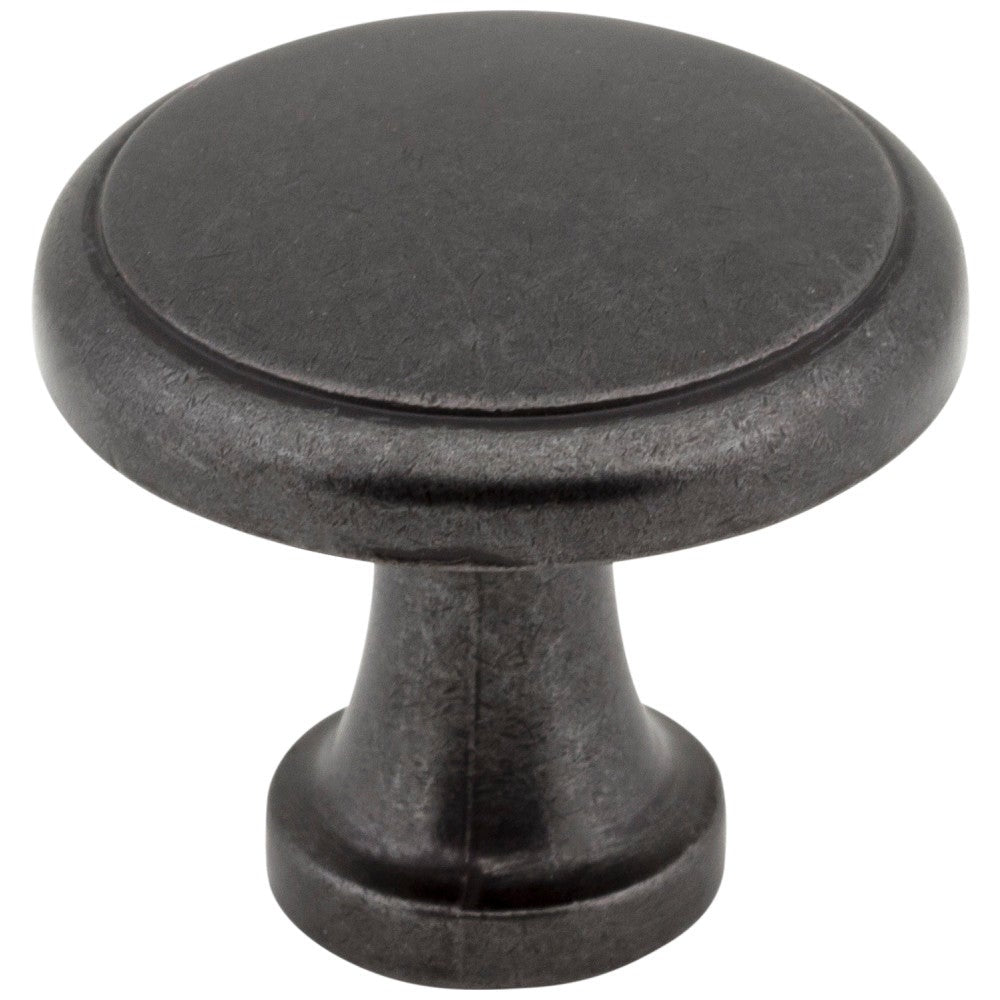 Hardware Resources 1-3/16" Diameter Satin Nickel Kenner Cabinet Mushroom Knob
