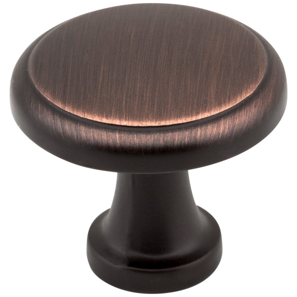 Hardware Resources 1-3/16" Diameter Satin Nickel Round Kenner Cabinet Knob