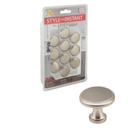 Hardware Resources 1-3/16" Diameter Satin Nickel Round Kenner Cabinet Knob