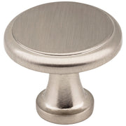 Hardware Resources 1-3/16" Diameter Satin Nickel Kenner Cabinet Mushroom Knob
