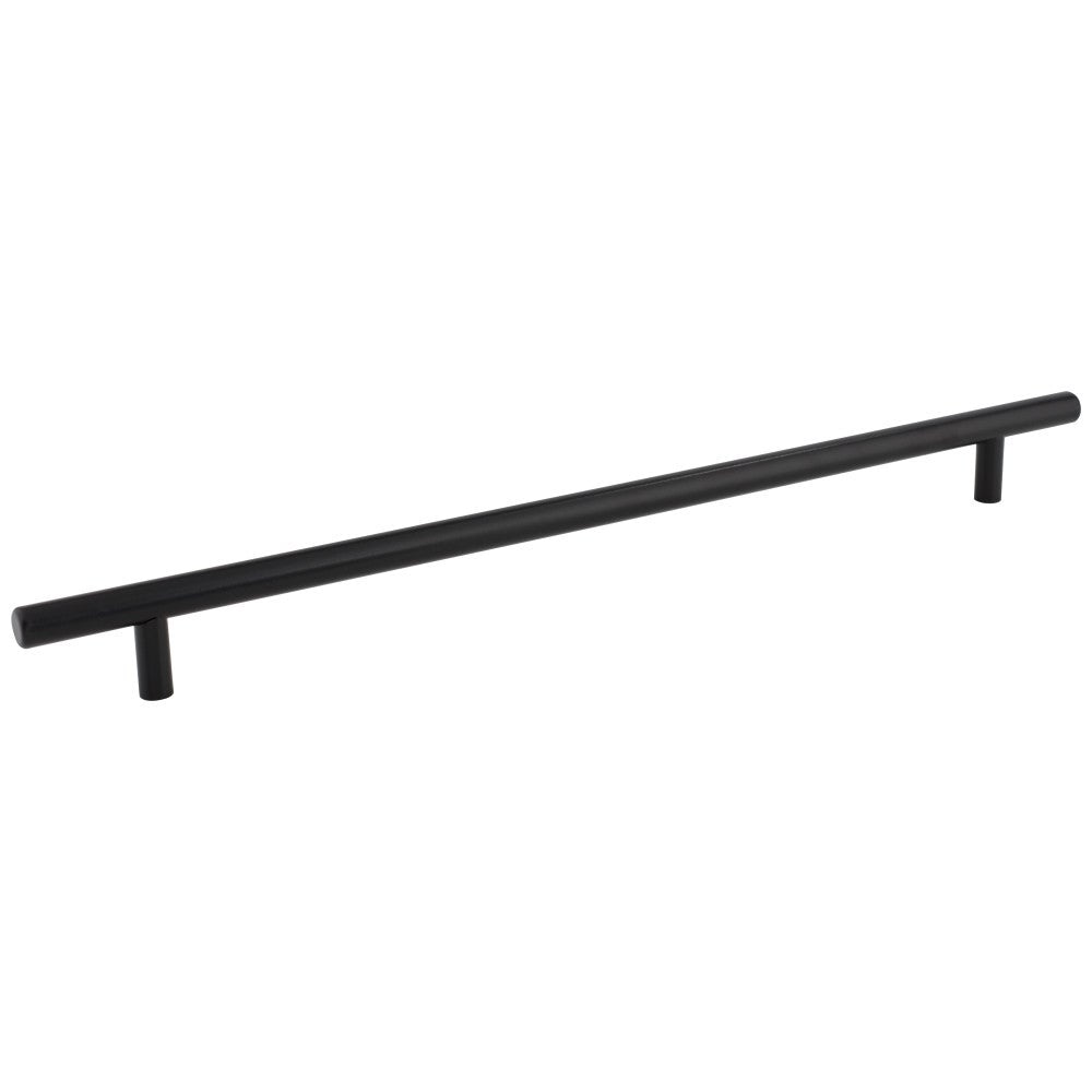 Hardware Resources 96 mm Center-to-Center Hollow Matte Black Stainless Steel Naples Cabinet Bar Pull
