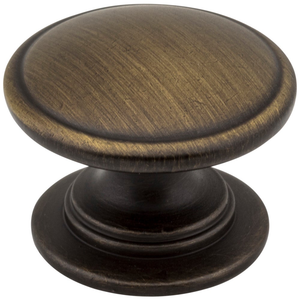 Hardware Resources 1-1/4" Diameter Satin Nickel Durham Cabinet Knob