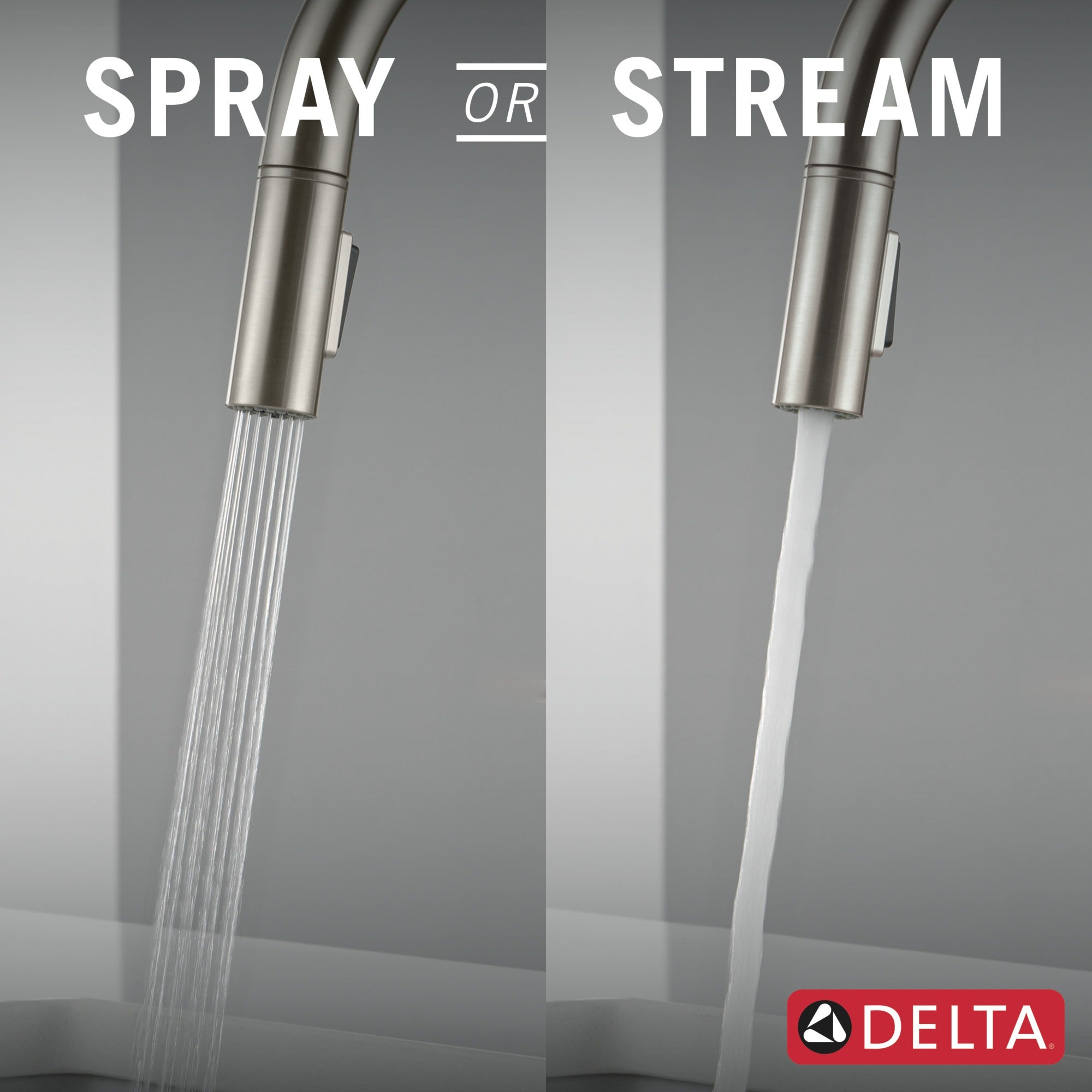 Delta Nicoli® Two Handle Pull-Down Bridge Kitchen Faucet