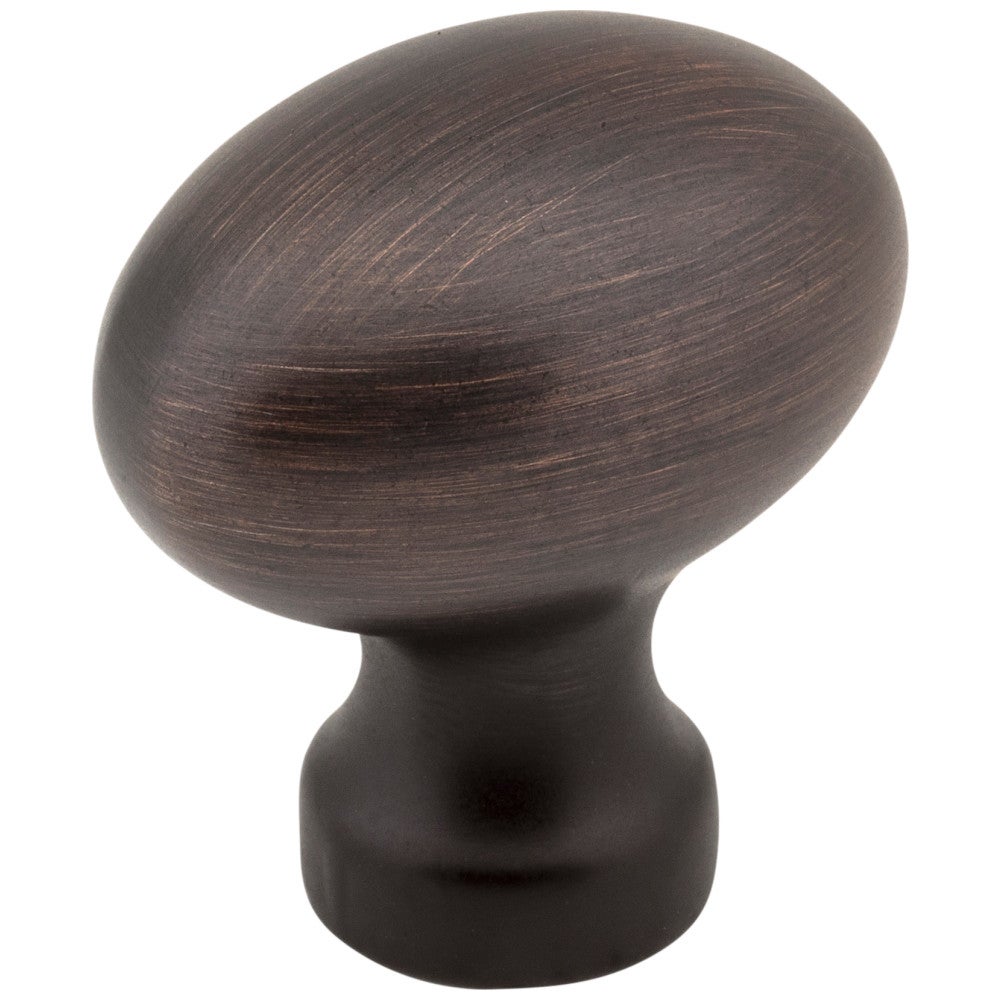 Hardware Resources 1-3/16" Overall Length Satin Nickel Football Bordeaux Cabinet Knob
