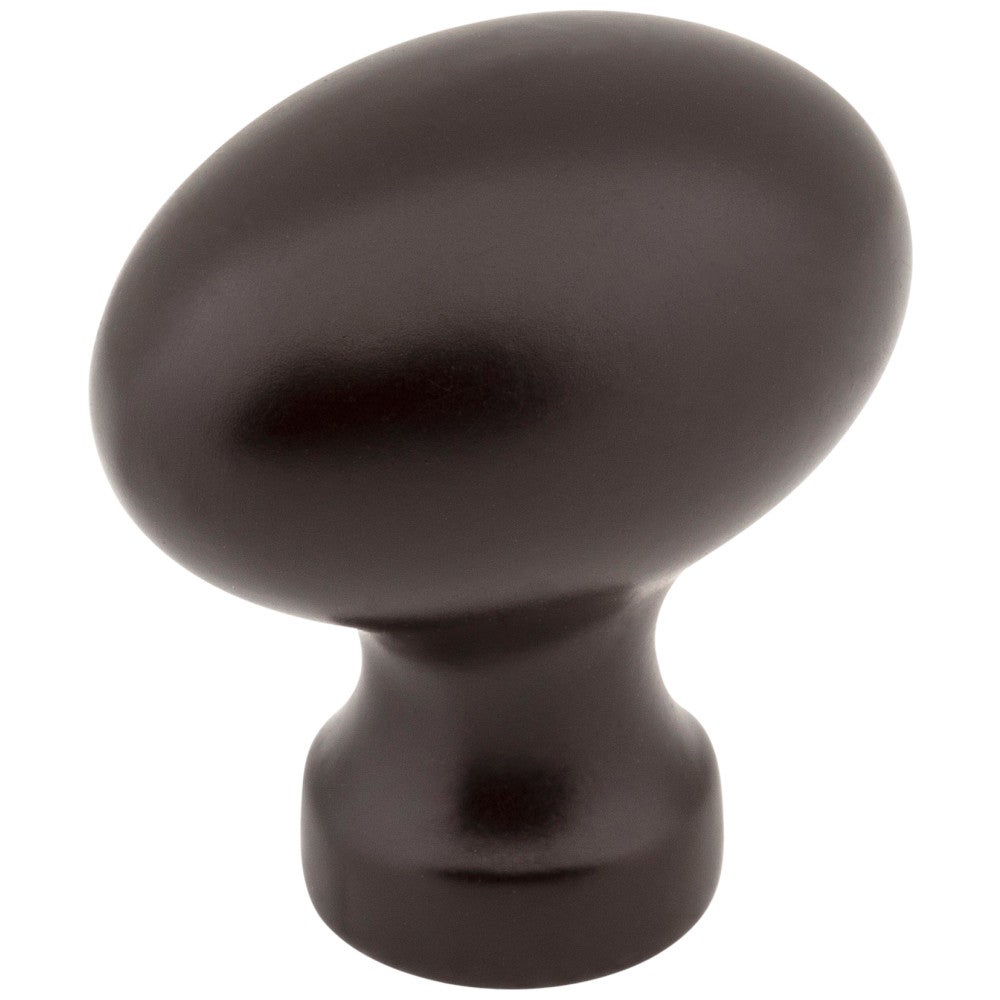 Hardware Resources 1-3/16" Overall Length Satin Nickel Football Bordeaux Cabinet Knob
