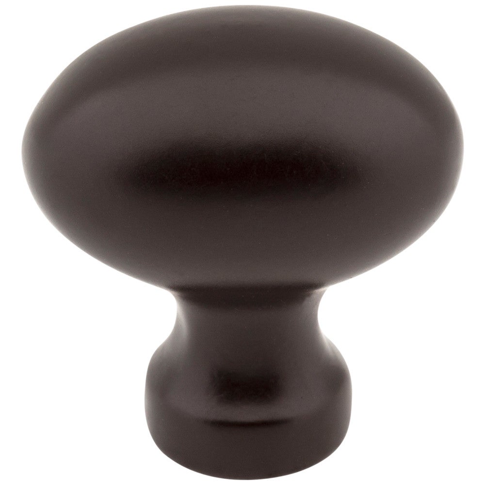 Hardware Resources 1-3/16" Overall Length Satin Nickel Football Bordeaux Cabinet Knob