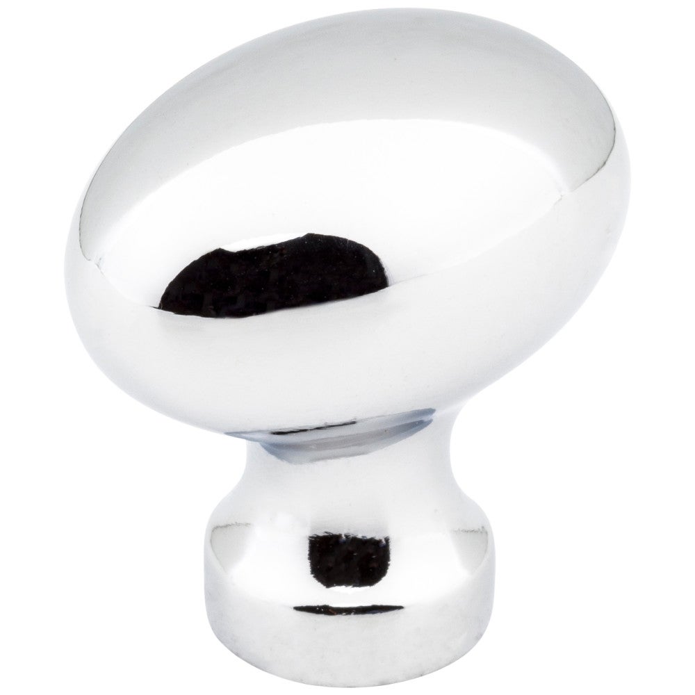 Hardware Resources 1-3/16" Overall Length Satin Nickel Football Bordeaux Cabinet Knob