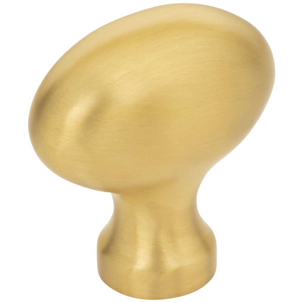 Hardware Resources 1-9/16" Overall Length Satin Nickel Football Lyon Cabinet Knob