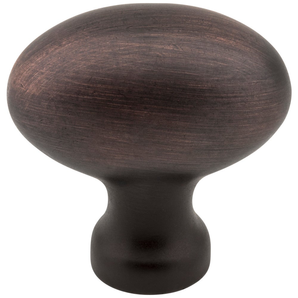 Hardware Resources 1-9/16" Overall Length Satin Nickel Football Lyon Cabinet Knob