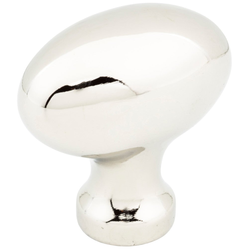 Hardware Resources 1-9/16" Overall Length Satin Nickel Football Lyon Cabinet Knob