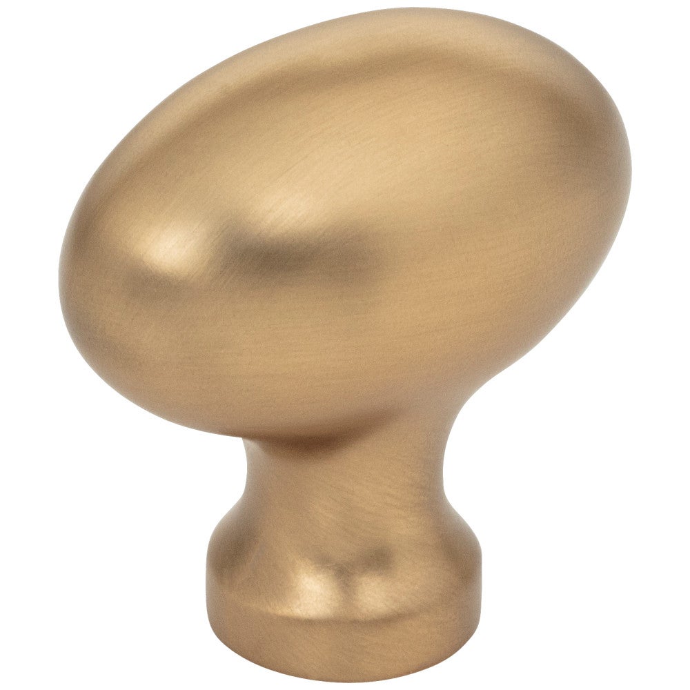 Hardware Resources 1-9/16" Overall Length Satin Nickel Football Lyon Cabinet Knob