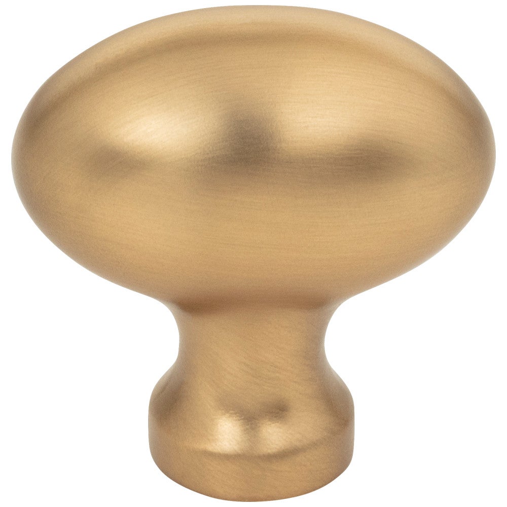 Hardware Resources 1-9/16" Overall Length Satin Nickel Football Lyon Cabinet Knob