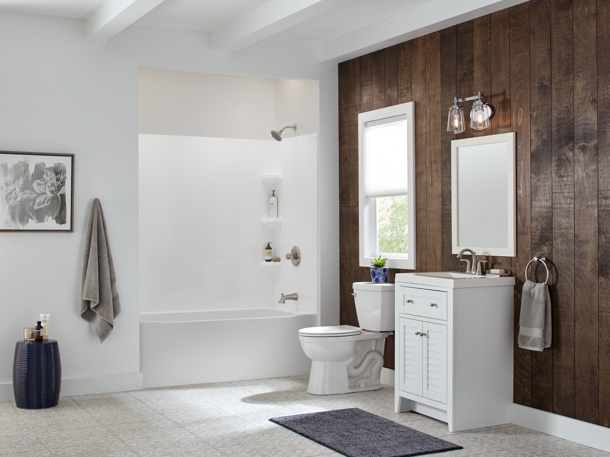 Delta Lahara® Two Handle Centerset Bathroom Faucet