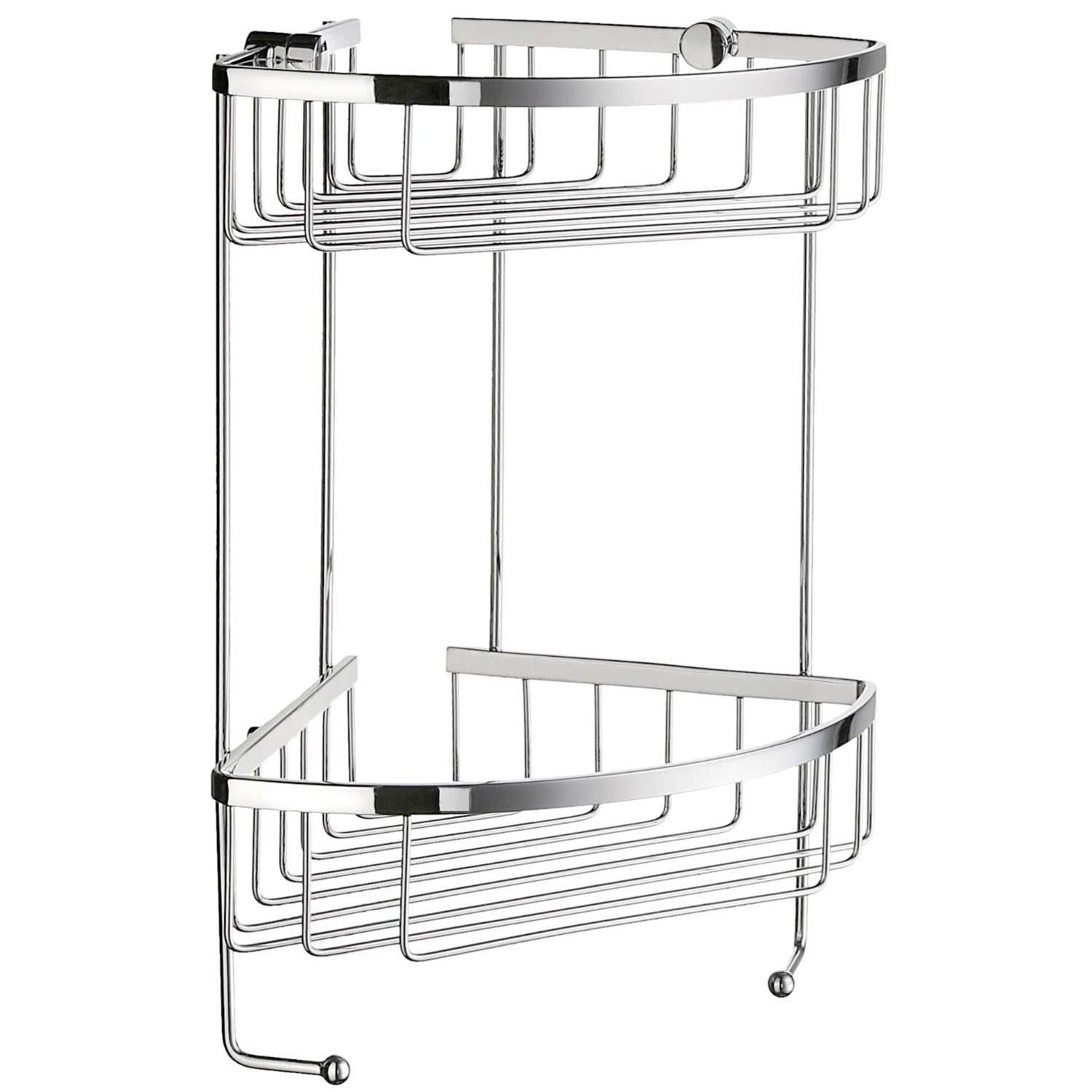 SIDELINE - Design Corner Shower Basket, Double