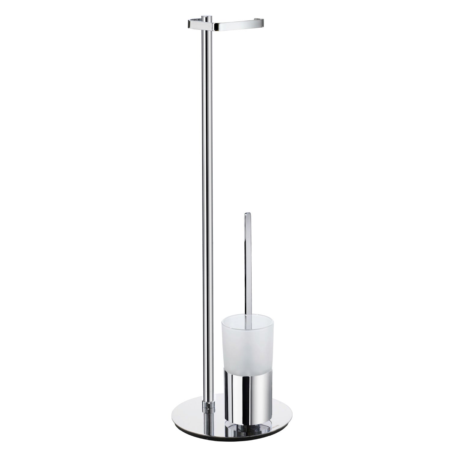 OUTLINE - Toilet Roll Holder Free Standing/ Toilet Brush incl Container