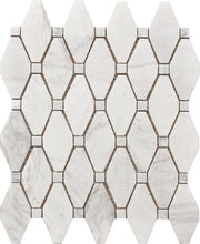 Roca Rockart – Large Rhombus (12"x12" Marble Mosaic)
