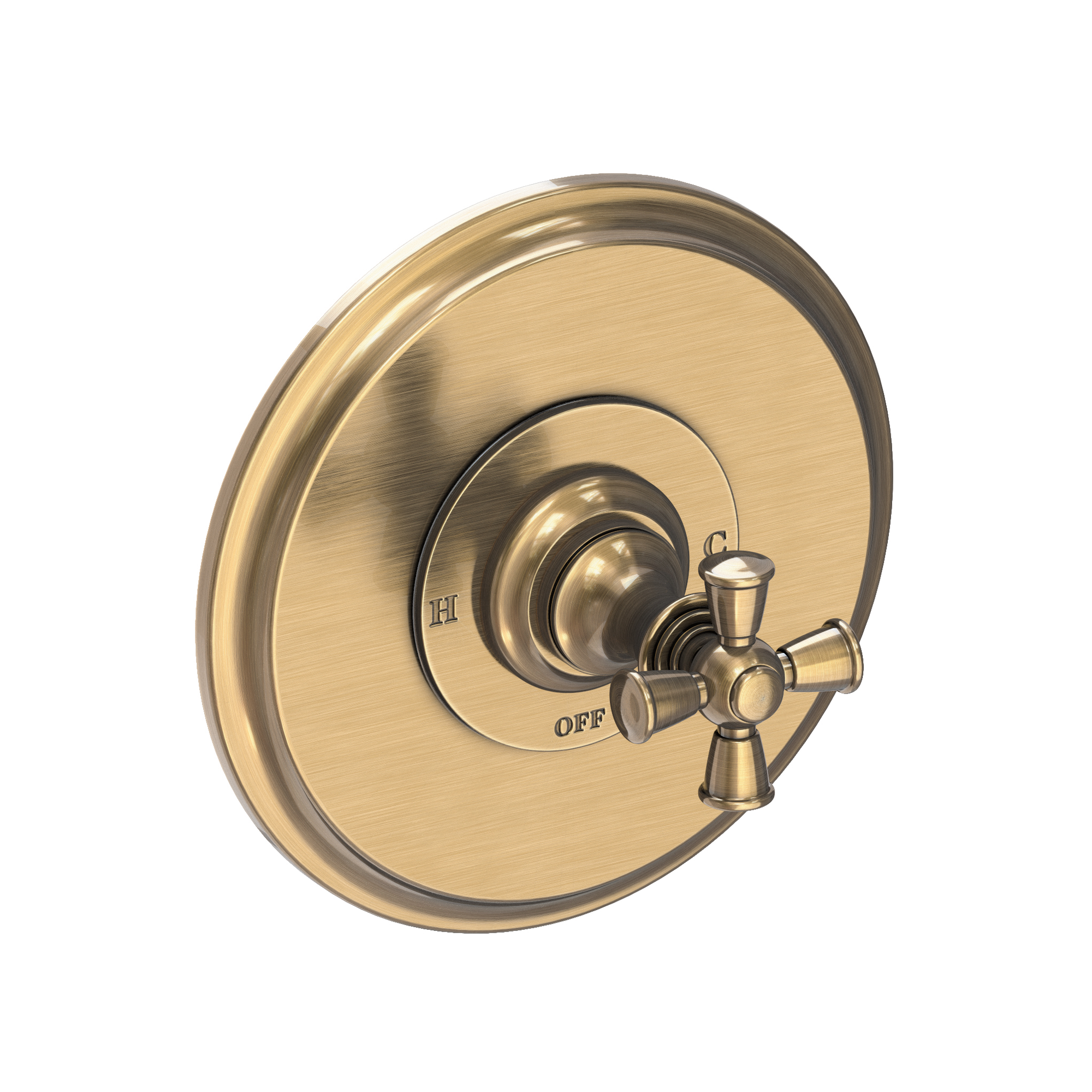 Newport Brass Sutton Balanced Pressure Shower Trim Plate with Handle