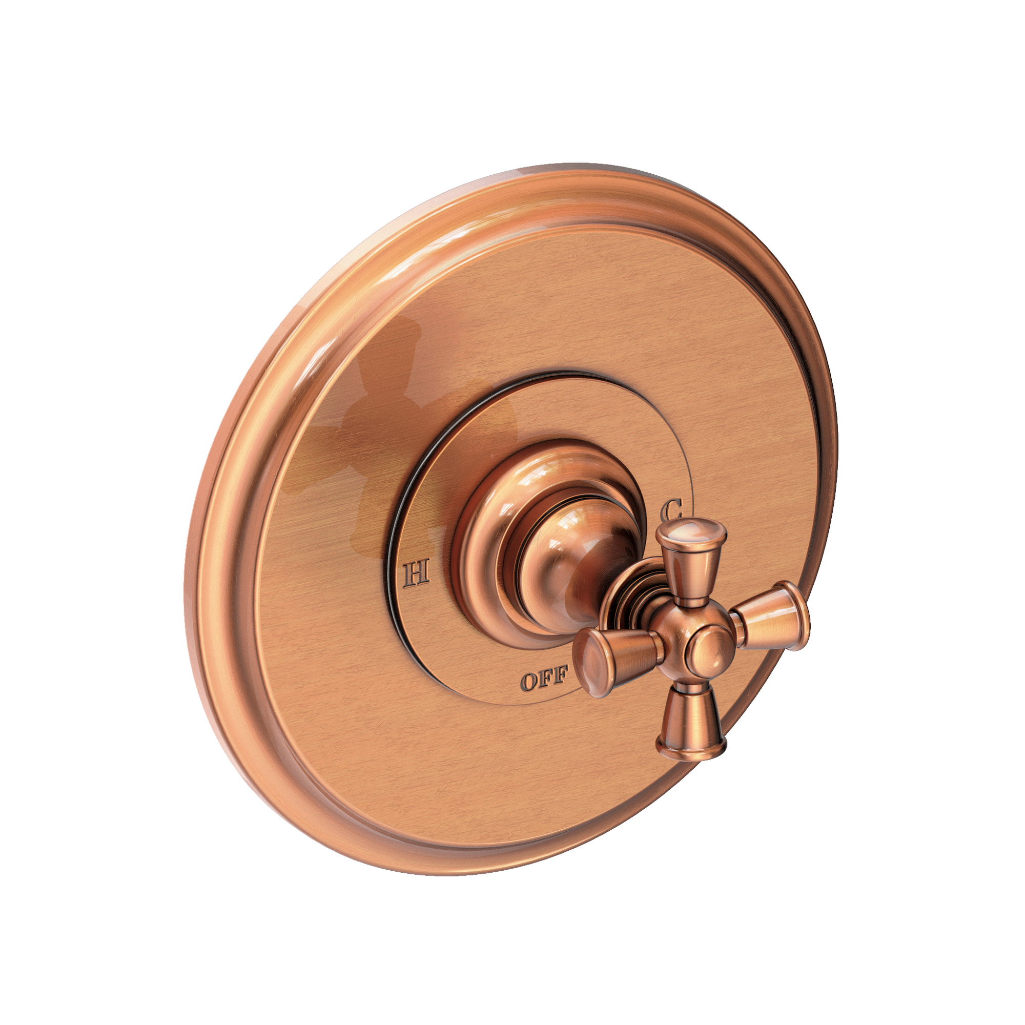 Newport Brass Sutton Balanced Pressure Shower Trim Plate with Handle