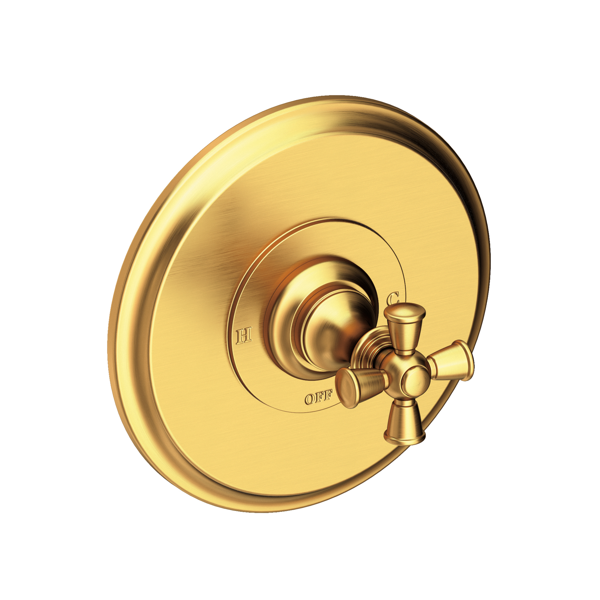 Newport Brass Sutton Balanced Pressure Shower Trim Plate with Handle