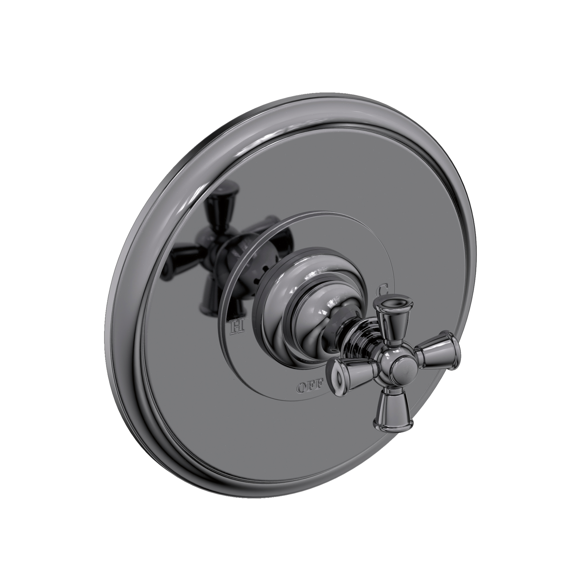 Newport Brass Sutton Balanced Pressure Shower Trim Plate with Handle