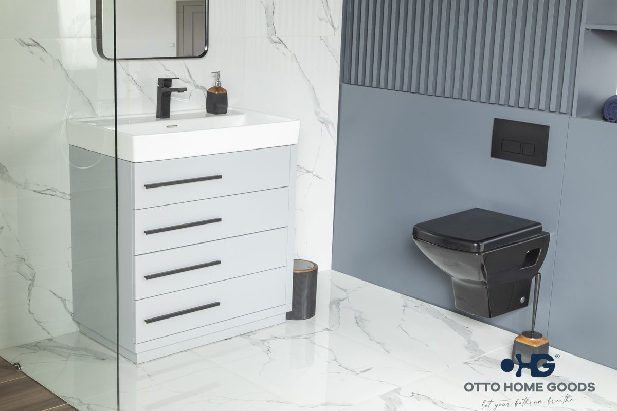 Adora 32" Light Gray Bathroom Cabinet