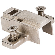 Hardware Resources HR MAX Heavy Duty 9 mm Non-Cam Adjustable Zinc Die Cast Plate with Euro Screws