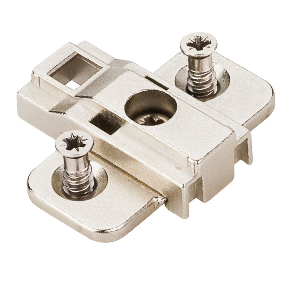 Hardware Resources HR MAX Heavy Duty 0 mm Cam Adjustable Zinc Die Cast Plate with Euro Screws