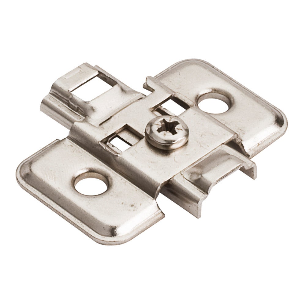 Hardware Resources HR MAX Standard Duty 0 mm Cam Adjustable Steel Plate without Screws for 500 Series European Hinges