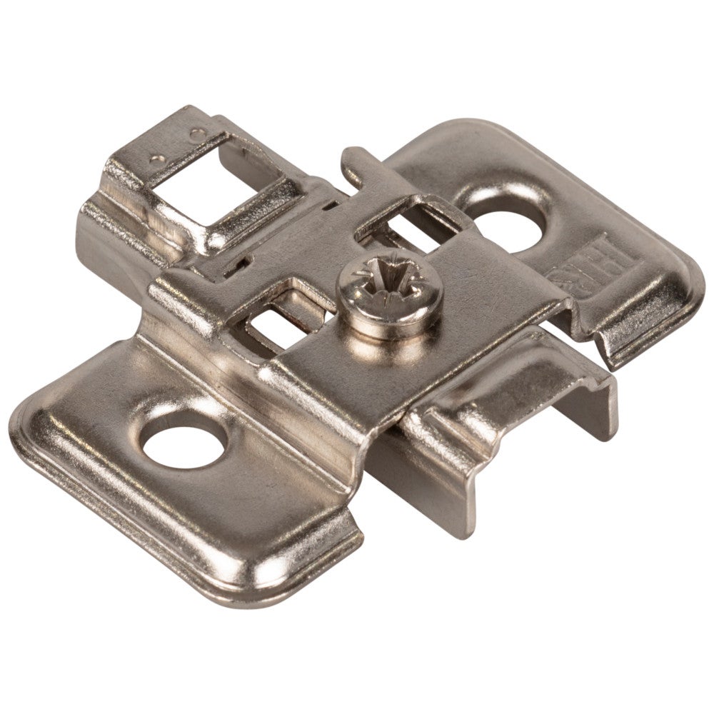 Hardware Resources HR MAX Standard Duty 3 mm Cam Adjustable Steel Plate without Screws for 500 Series European Hinges