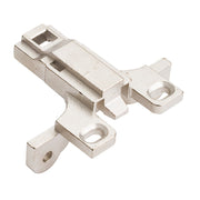 Hardware Resources HR MAX Heavy Duty 3 mm Non-Cam Adj Zinc Die Cast Plate without Screws for 500 Series Euro Hinges