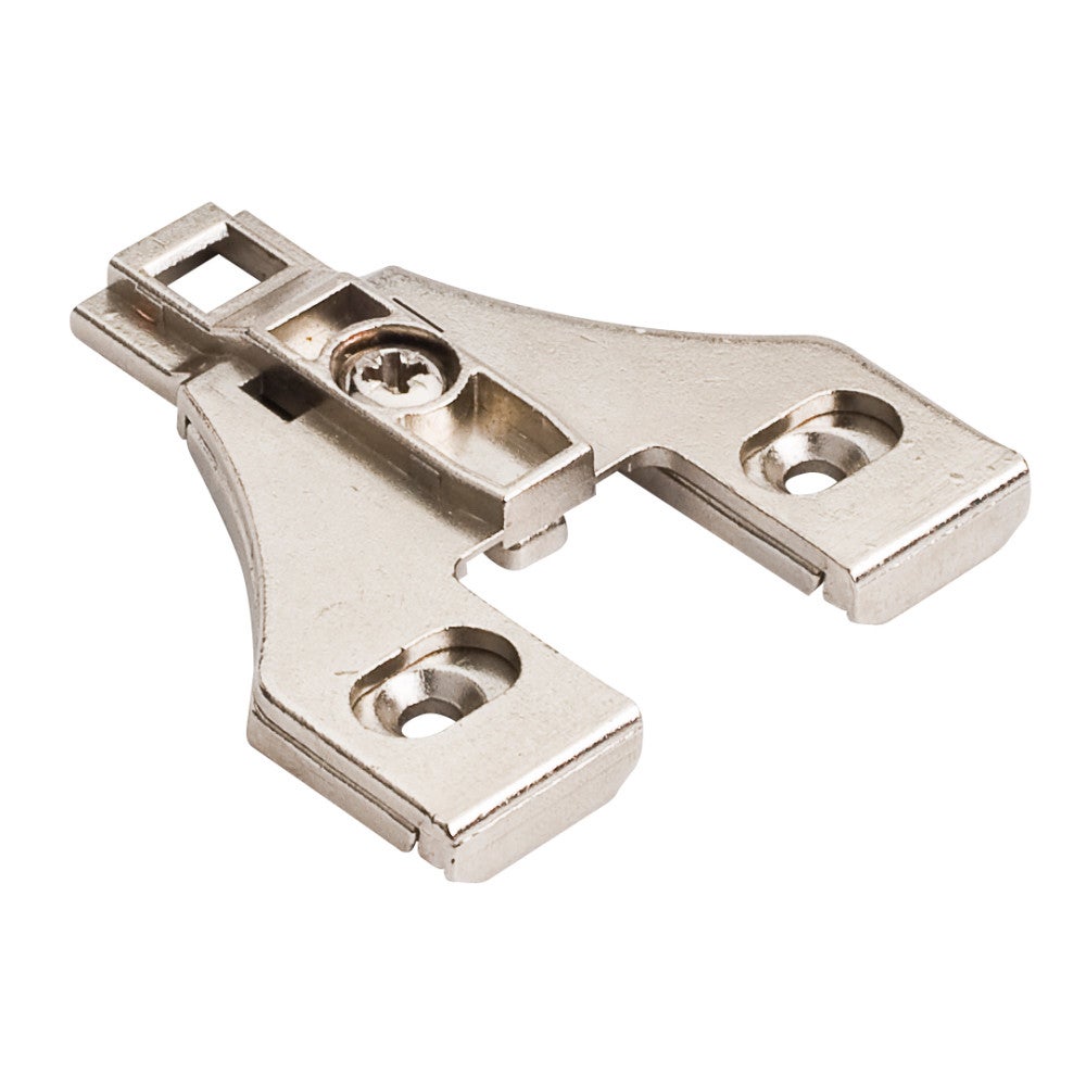 Hardware Resources HR MAX Heavy Duty 0 mm Cam Adj Zinc Die Cast Plate no Screws Recommended for 125° Hinge for 500 Series Euro Hinges