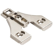 Hardware Resources HR MAX Heavy Duty 3 mm Cam Adj Zinc Die Cast Plate no Screws Recommended for 125° Hinge for 500 Series Euro Hinges