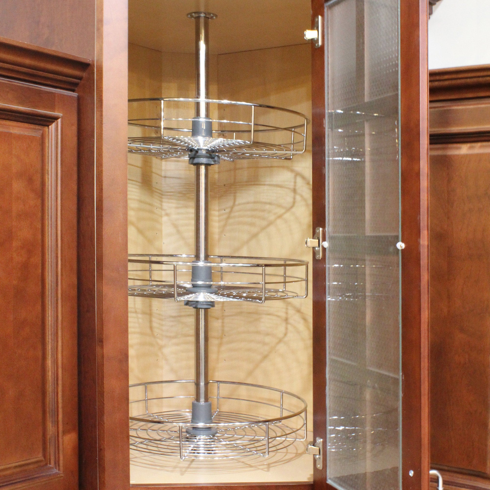 40"H Wall Corner Lazy Susan-4001 360T