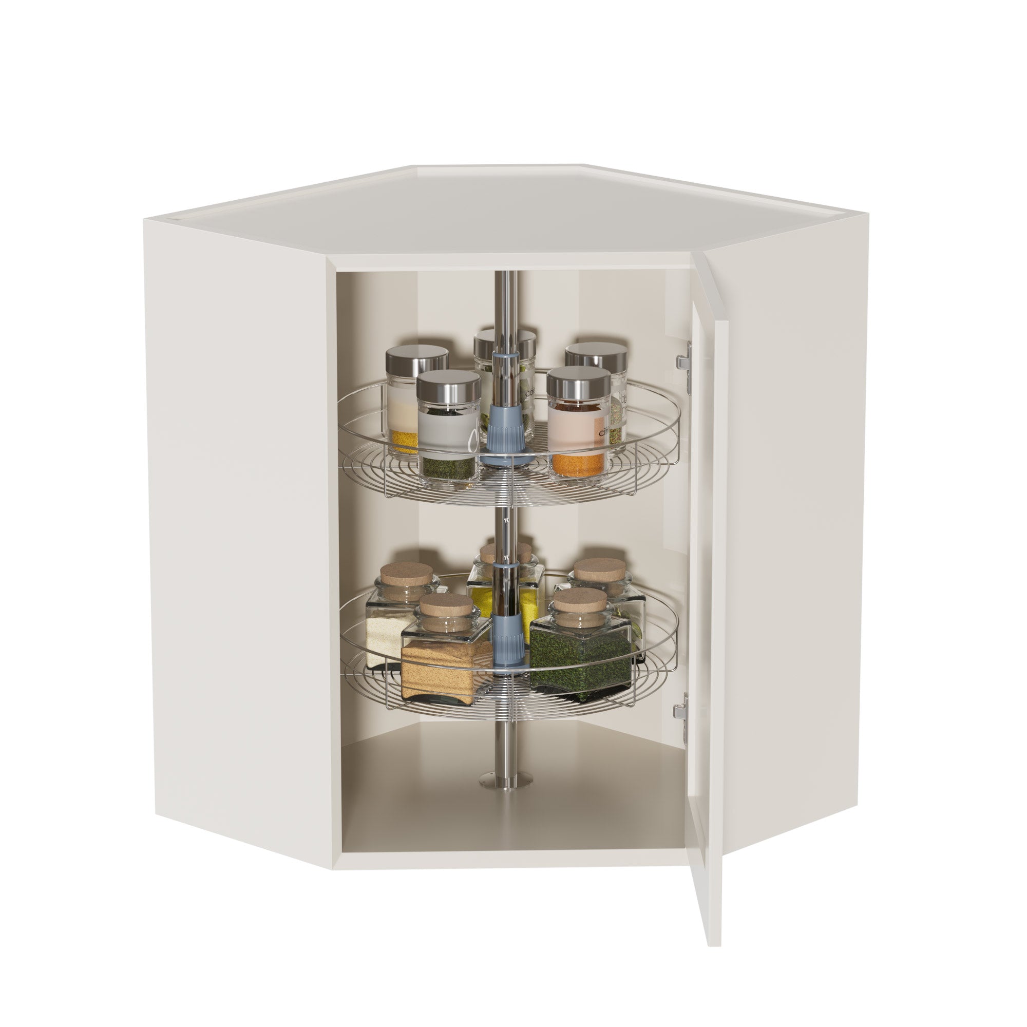 30"H Wall Corner Lazy Susan-4001 360D