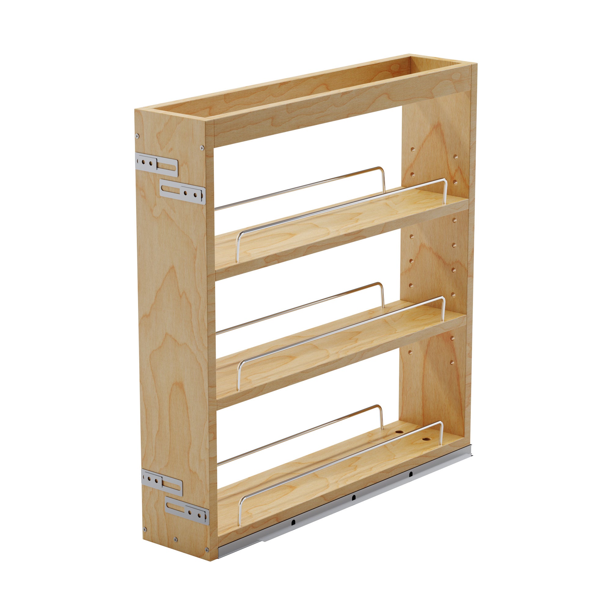 5" Base Pullout Organizer with Adjustable Shelves-4004 0524