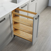 8" Base Pullout Organizer with Adjustable Shelves-4004 0824