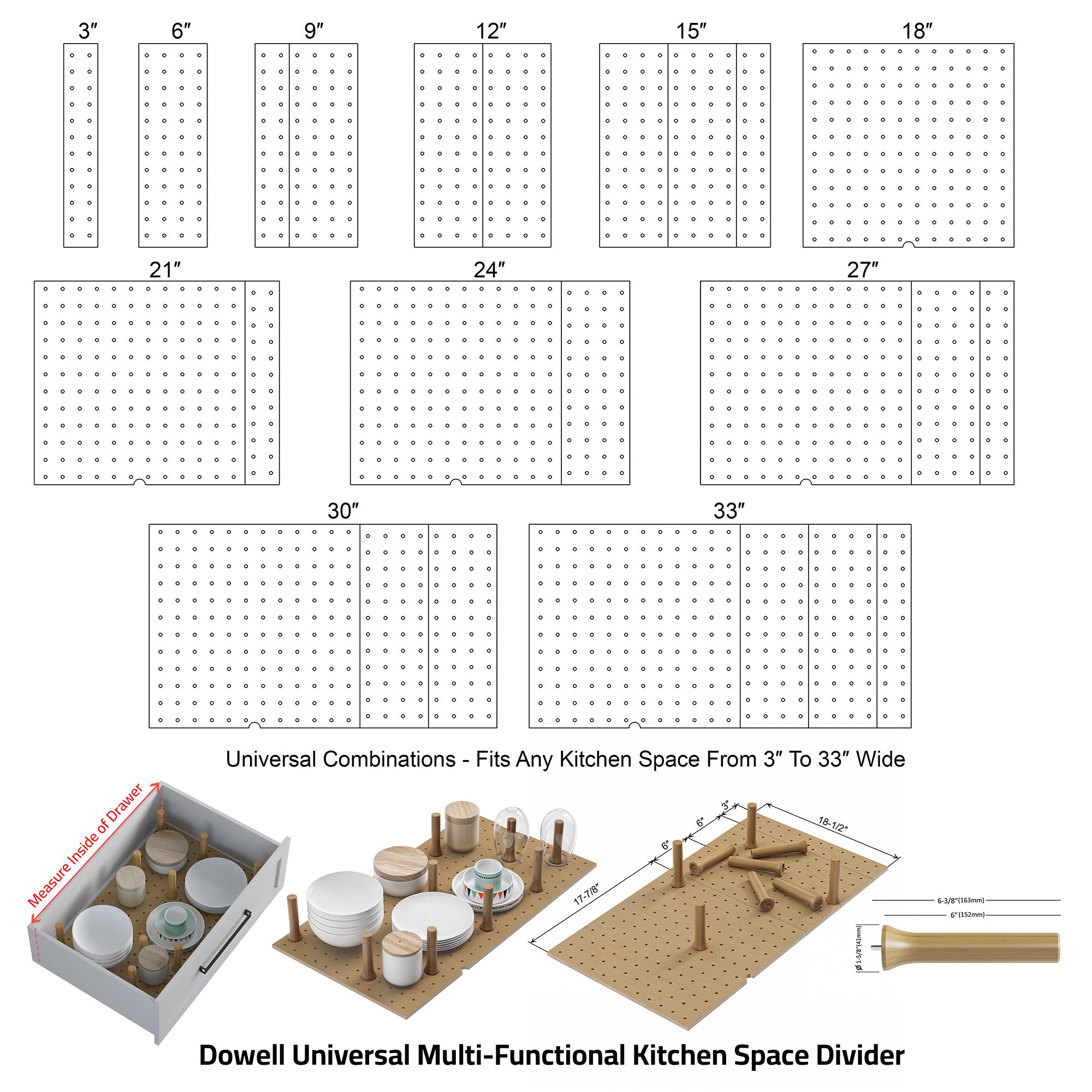 Drawer Inserts & Peg System - 4007 3319 9P