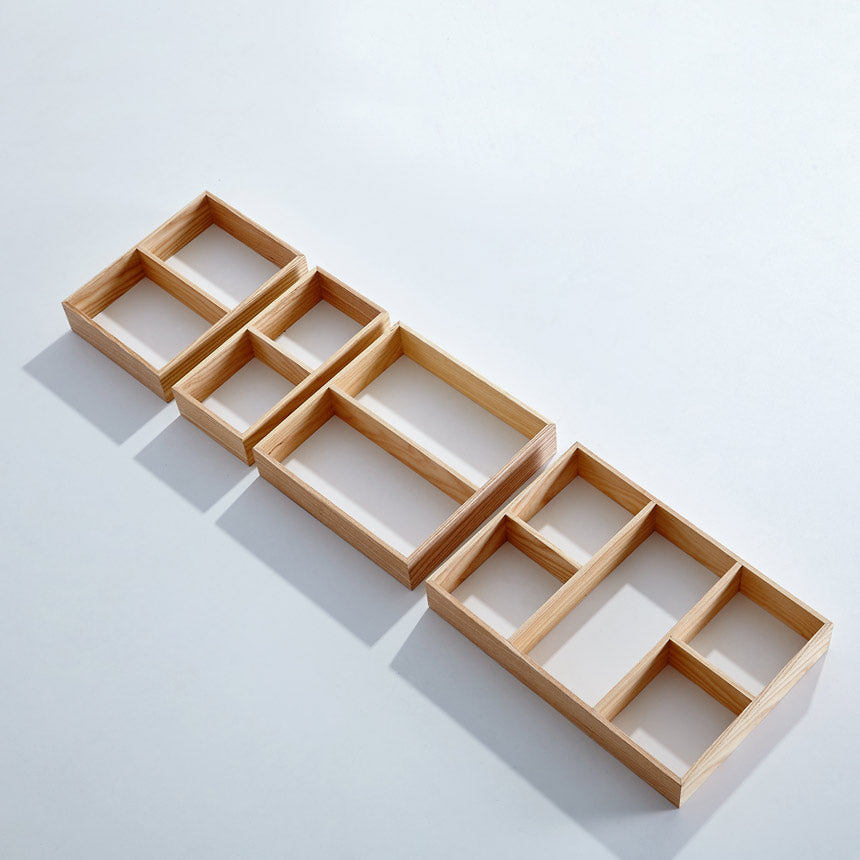 Natural Wood Drawer Divider
