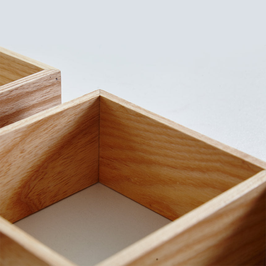 Natural Wood Drawer Divider
